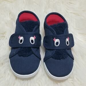 Carter's Navy Blue Little Monster Toddler Sneakers NWOT
